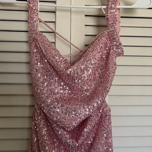 Hello Molly Glimmer Dance Sequin Midi Dress